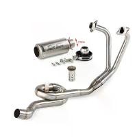 ราคา 2025NEW Compatible with Yamaha R3 Full Section Connection Pipe YZF-R3 R25 Modified Stainless Steel Blue System Exhaust Pipe (1733794282569368782)