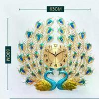 ราคา นาฬิกาแขวนผนังนกยูง ดีไซน์หรูหราและราคาไม่แพง เหมาะสำหรับห้องนั่งเล่นและของตกแต่งบ้าน นาฬิกาอิเล็กทรอนิกส์ นาฬิกาโมเดิร์น รูปร่างพัด เหมาะสำหรับห้องนั่งเล่น ตั้ง โต๊ะ ดิจิตอล (1731869462371075676)