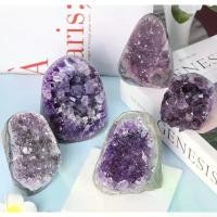 ราคา 1PC Natural Amethyst Geode / High Quality Purple Amethyst / Amethyst enhancing the immune system And reducing headaches. (1729591553302956288)