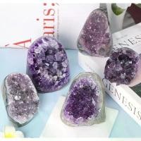 ราคา 1PC Natural Amethyst Geode / High Quality Purple Amethyst / Amethyst enhancing the immune system And reducing headaches. (1729575997700671744)
