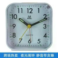 ราคา Creative Square Small Alarm Clock Fashion Silent Alarm Clock Bedside Table Clock Mingzhu Star Wholesale (1733916476766062222)