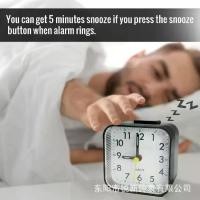 ราคา Hot-Selling Student Square Quartz Clock Alarm Clock with Snooze and Night Light Bedside Table Clock Square Table Clock (1733916539609646734)