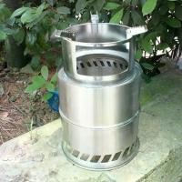 ราคา Camp Fire Stove เตาชีวมวล สแตนเลส พกพาสะดวก เหมาะสำหรับ 4 - 6 คน (1733856276582074176)