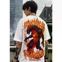 ราคา COD-เสื้อ Demon Tea r Element of fire เสื้อเชิ้ตแขนสั้นชาย (1732913941797898155)
