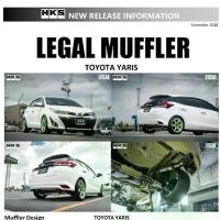 ราคา ท่อไอเสีย hks exhaust muffler ตรงรุ่น toyota Yaris ปลาย Carbon เครื่อง 3NR Stanless Steel ไม่เป็นสนิม (1733144058055263662)