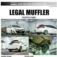 ราคา ท่อไอเสีย hks exhaust muffler ตรงรุ่น toyota Yaris ปลาย Carbon เครื่อง 3NR Stanless Steel ไม่เป็นสนิม (1733144067288368692)