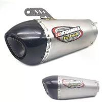 ราคา 2025NEW 51mm Diameter Universal Exhaust Pipe YOSHIMURA Yoshimura Alpha Motorcycle Modified Carbon Fiber Exhaust Pipe (1733823972286301204)