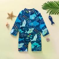ราคา ชุดว่ายน้ำเด็กผู้ชาย รอมเปอร์ แขนยาว คอกลม ปิดซิป เหมาะสำหรับชายหาดและสระว่ายน้ำ บอดี้สูท ชุดว่ายน้ำ กางเกงขาสั้น (1730290443530045559)