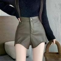 ราคา กางเกงหนังขาสั้นผู้หญิง เอวสูง หนัง PU บอดี้คอน รัดรูป เซ็กซี่ กางเกงร้อน เลกกิ้ง กางเกงขาสั้นเข้าชุดกัน 2024 ฤดูใบไม้ร่วงใหม่ ภาพจริง 。 กางเกงขาม้า เอวสูง 。 กางเกง ขายาว ลายทา (1732763043854976240)