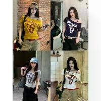 ราคา เสื้อยืดผู้หญิง เสื้อยืดปาดใหล่ สไตล์วินเทจ พิมพ์ลาย ปาดไหล่ ทรงหลวม #1502320 #สตรีทแฟชั่น #ชุดเดรส #เสื้อผ้าผู้หญิง #แฟชั่นสาวเกาหลี #แฟชั่นเกาหลี #ชุดทำงาน #ชุดว่ายน้ำ #ชุดออกงาน (173376628444204405