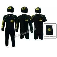 ราคา ชุดว่ายน้ำ BATMAN แบทแมน (ลิขสิทธ์แท้) แถม หมวก และ ถุงใส่ชุด ชุดว่ายน้ำเด็ก ชุดว่ายน้ำเด็กชาย ชุดว่ายน้ำเด็กผู้ชาย Swimwear ว่ายน้ำ (1734119723517510853)