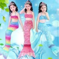 ราคา ICE SWEET ชุดนางเงือก หางนางเงือก ชุดว่ายน้ำนางเงือก ชุดว่ายน้ำเด็ก ชุดว่ายน้ำ 1 set ได้ถึง 3 ใส่สบายผ้านิ่ม สีสันน่ารั2 (1732699265793820618)