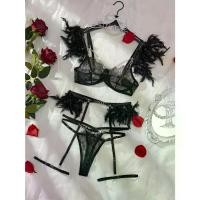 ราคา บราลูกไม้ รายละเอียด โซ่ ซีทรู สำหรับสุภาพสตรี ชุดชั้นใน (1732596677195171388)