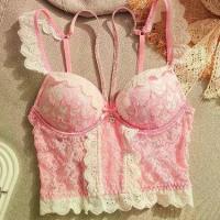 ราคา เสื้อชั้นในลูกไม้ สีชมพู หวานและเย้ายวน พร้อมบราอันอัปใน บุนวม เซ็กซี่ แบดดี้ เปิดหลัง ชุดชั้นใน เสื้อเกาะอก ปี 2025 (1732180527271937695)