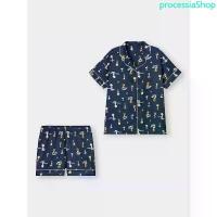 ราคา พร้อมส่งในไทย ชุดนอน GU Peanuts collection ผ้าซาตินนุ่มลื่นใส่สบาย ขายดี (1733116069799691526)