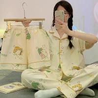 ราคา เสื้อ สายเดี่ยว ลูกไม้ชุดนอนอก56ไซส์ใหญ่ชุดนอนฤดูร้อนสำหรับผู้หญิงที่เข้ากันได้ ชุดสามชิ้นใหม่จากผ้าฝ้ายบริสุทธิ์ สไตล์ INS น่ารักที่ช่วยลดอายุ ชุดนอน SpongeBob ขายส่ง (1733484680267924857)