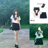 ราคา Lorrtta นักเรียน เครื่องแบบ JK Cosplay ชุดเซ็ท Set สไตล์ญี่ปุ่น ชุดนักเรียน พร้อมส่ง (1734218736605497199)