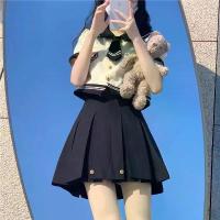 ราคา ชุดฤดูร้อนสำหรับผู้หญิง, เสื้อผ้าผู้หญิง, สไตล์กระโหลก, เครื่องแบบ JK หวาน, แขนสั้น, ชุดกระโปรงสีดำครึ่งความยาวน่ารัก, เครื่องแบบนักเรียนกะลาสีญี่ปุ่น (1733484505726813730)