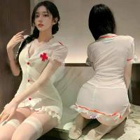 ราคา ชุดพยาบาล, ชุดชั้นใน, เครื่องแบบ, โปร่ง, ซีทรู, ผ่า, ผ้าปิดตาบาง, ตัดแต่งลูกไม้, จั๊มสูทสำหรับผู้หญิง (1732680704410683147)