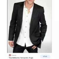 ราคา สูท ผู้ชาย BELLISSIMO สีดำ กระดุม 2 เม็ด (1733977158305416838)