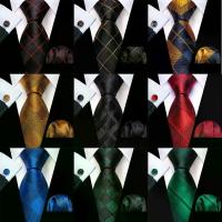 ราคา ชุดเนคไทบุรุษ 3 ชิ้น ลายสก๊อต สีฟ้า สีแดง สีเขียว และสีทอง รวมเนคไทและผ้าเช็ดหน้า รวมกระดุมข้อมือ เนคไทสี่เหลี่ยม เหมาะสำหรับงานแต่งงาน เนคไท แบรนด์เนม ของ แท้ (1733001427495847102)