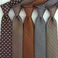 ราคา New Style Coffee Brown Men’s Necktie – High-End Business Vintage Design, Hand-Tied, Perfect for Shirts & Suits new era 59fifty new era 59fifty new era 59fifty เนคไท ฮาโลวีน ของ (1733097479889519661)