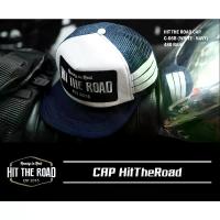 ราคา หมวกวินเทจ หมวกแก๊ป หมวกสีกรมขาว หมวกแก๊ปตาข่าย สามแถบขาว hit the road (1734122422895871766)