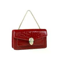 ราคา กระเป๋าหนังแท้ Serpenti หนังแก้ว หรูหราเบาๆ ลายหนังจระเข้เงางาม กระเป๋าทรงหัวงู กระเป๋าทรงอะคอร์เดียน กระเป๋าแต่งงานใหม่ กระเป๋าถือ กระเป๋าสะพายไหล่ กระเป๋าสะพายข้าง กระเป๋าทรงสี่เหลี่ยมเล็ก (17343730