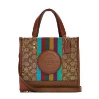 ราคา กระเป๋าสะพายข้าง COACH DEMPSEY TOTE 22 IN SIGNATURE JACQUARD WITH STRIPE AND COACH PATCH (IMT1O) (1733780966129764155)