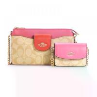 ราคา กระเป๋าสะพายข้าง COACH C4215 POPPY CROSSBODY IN COLORBLOCK SIGNATURE CANVAS (IMSQ0) (1733780924205205307)