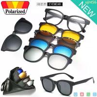 ราคา Polarized แว่นกันแดด คลิปออน แม่เหล็ก เปลี่ยนเลนส์ได้ 5 สี 5 แบบ รุ่น 2207 แว่นตา ทรงสปอร์ต วัสดุ PC ( เลนส์โพลาไรซ์ ) ขายดี (1733563020130616329)