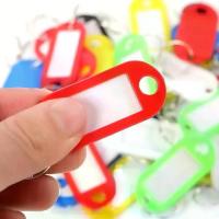 ราคา 20/40 ชิ้น พวงกุญแจพลาสติกหลากสี ป้ายชื่อกระเป๋า ป้ายชื่อ ป้ายชื่อพร้อมห่วงแยกสำหรับกระเป๋า พวงกุญแจ (1734295354797098181)