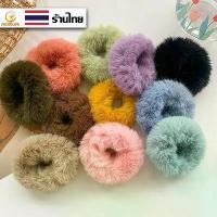 ราคา (A 120) ยางรัดผมขนปุย ขนฟู นุ่มลื่น เกรดเอ แฟชั่นเกาหลี ยางรัดผม ผูกผม (เลือกสีได้) # ยางรัดผมยืดหยุ่นสูง ลายการ์ตูน (1733271665931027929)
