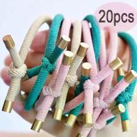 ราคา 20 ชิ้น/แพ็ค ยางรัดผมผู้หญิง ยางยืด ยางรัดผมเก๋ไก๋สาวๆ เชือกผูกผมแบบผูก ยางรัดผม ขายส่ง (1733863250690213765)
