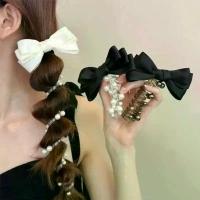 ราคา โบว์หวาน ยางรัดผม แบบวงแหวน/เกลียว ยืดหยุ่นสูง สำหรับผูกผมหรือใช้เป็นสายคล้องโทรศัพท์ (1734196871060489288)