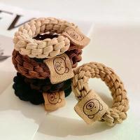 ราคา ยางรัดผม หมี ยางรัดผมหนาและทนทาน แฮนด์เมด ดีไซน์แบบบิดเกลียว เหมาะสำหรับหัวผู้หญิง เครื่องประดับผม ปลอกหนัง ผูก เหมาะสำหรับหางม้าสูง ผ้าโพกศีรษะ เชือกผูกผม (1732179521987904812)