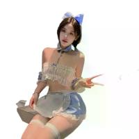 ราคา ชุดชั้นในเซ็กซี่ไซส์ใหญ่ สไตล์แม่บ้าน โบว์ตาข่าย กิ๊บติดผม เครื่องประดับผม ที่คาดผม ชุดห่อหน้าอก สำหรับผู้หญิง (1733108157765486031)