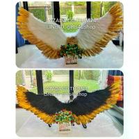 ราคา เวลาพิเศษ (1 อัน ขอบทอง) ขนาด 35x80 c.m ปีกขนนก ปีกนางฟ้า ปีกเทวดา ปีกนางฟ้าขนนก ปีกแฟนซี ที่คาดผม วงแหวน เทวดา นางฟ้า m24TikTok (1734128694327411895)