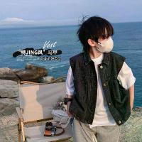 ราคา แจ็คเก็ตเด็กผู้ชายฤดูใบไม้ผลิและฤดูใบไม้ร่วง เสื้อแขนกุดเด็ก แจ็คเก็ตยีนส์เด็กทันสมัย แฟชั่นเด็ก 2025 รุ่นใหม่ (1733699583032723098)