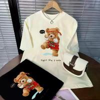 ราคา เสื้อยืดคอกลม ผ้านิ่มใส่สบาย L91 ลายหมีนักมวย แฟชั่นวินเทจ ใส่ได้ทั้งชายและหญิง มีหลายสีหลายไซส์ (1729760834603616831)