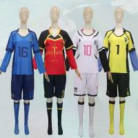 ราคา เสื้อทีมนักโทษสีน้ำเงิน, BLUELOCK, ชุดคอสเพลย์, ทีมเยอรมัน, ชุดบอลสีแดงและสีดำ, คอสเพลย์แอนิเมชั่น, Jie Shiyi (1731327508566477756)