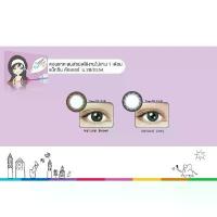 ราคา กล่องม่วง Maxim Blink คอนแทคเลนส์ สีเทา สีน้ำตาล ค่าสายตา -0.75 ถึง -10.00 สายตาสั้น รายเดือน Natural Brown Gray เลนส์สี (1730261821213346091)
