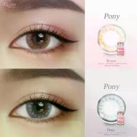 ราคา คอนแทคเลนส์ บิ๊กอาย รุ่นPony มีสีเทา/ตาล Gray/Brown (1730090459035240794)
