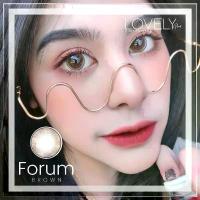ราคา Forum Brown Gray Lovely สบายตา บิ๊กอาย สีน้ำตาล สีเทา Contact lens ตาโต นิ่มสบายตา คอนแทคเลนส์ ลายยอดฮิต นำเข้าจากเกาหลี (1729581935765457195)