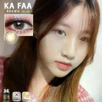 ราคา คอนแทคเลนส์ Wink Wow รุ่น Ka-Faa/สีBrown น้ำตาล แฟชั่นไม่มีค่าสายตา นำเข้าจากเกาหลี มี อย. (ลายใหม่สุดHit ขายดี) (1729760422022384216)