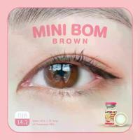 ราคา คอนแทคเลนส์(มินิ) Mini Bom Brown / Gray / Black (Kitty Kawaii) ลายฮิต ขายดีมาก กรองแสงกันยูวี (1730761620610845112)