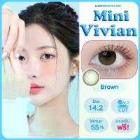 ราคา *มีสายตา* คอนแทคเลนส์ Mini Vivian Brown น้ำตาล (Kitty Kawaii) ขนาดมินิ สีเบาๆใส่ไปรรได้ ตาฉ่ำ ตานัว (1729733338739083829)