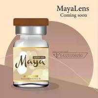 ราคา คอนแทคเลนส์ : ฝาน้ำตาล Maya lens ค่าน้ำ 55% (1729567822227474526)