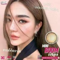 ราคา mini Boom สีน้ำตาล Brown Chestnut มินิ คอนแทคเลนส์ Contact Lens ค่าสายตา สายตาสั้น แฟชั่น Sheer 14.3 (1730832412964325675)