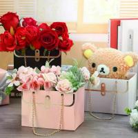ราคา ถุงของขวัญดอกไม้ 4 ชิ้นพร้อมหูจับ สำหรับงานแต่งงานและเลี้ยงลูก พร้อมอุปกรณ์ตกแต่งลายดอกไม้และของชำร่วย ก้าน ลูกโป่ง พลาสติก ดอก กุหลาบ วาเลนไทน์ ช่อ ขนม กล่อง ผลไม้ เจาะรู ถ้วย ใ (1734091922758338309)